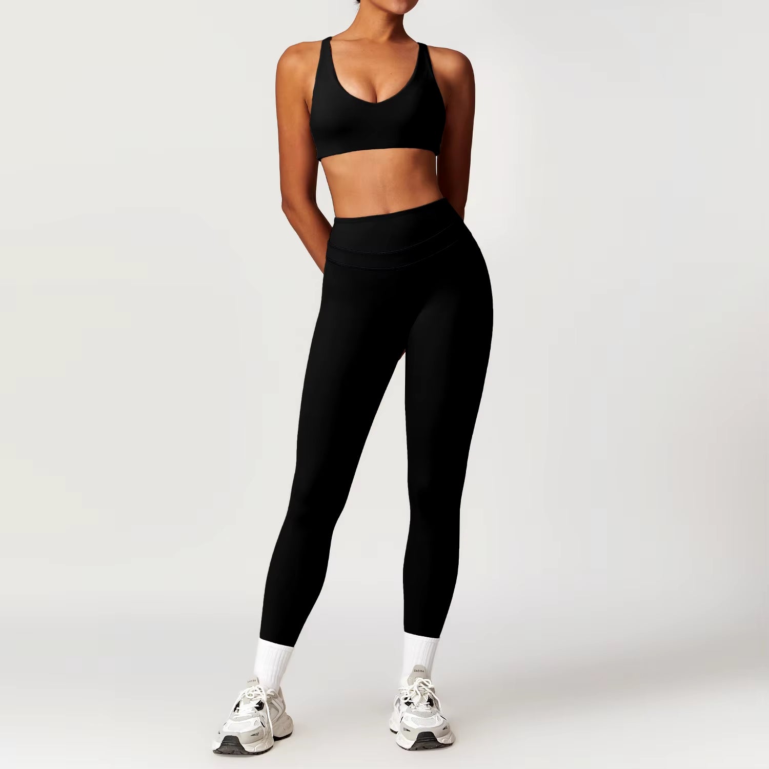 2 Pieces Sportswear Women Yoga Set Gym Clothes Sportswear Yoga Suits Fitness Set Tracksuits Sports Bra Gym Leggings