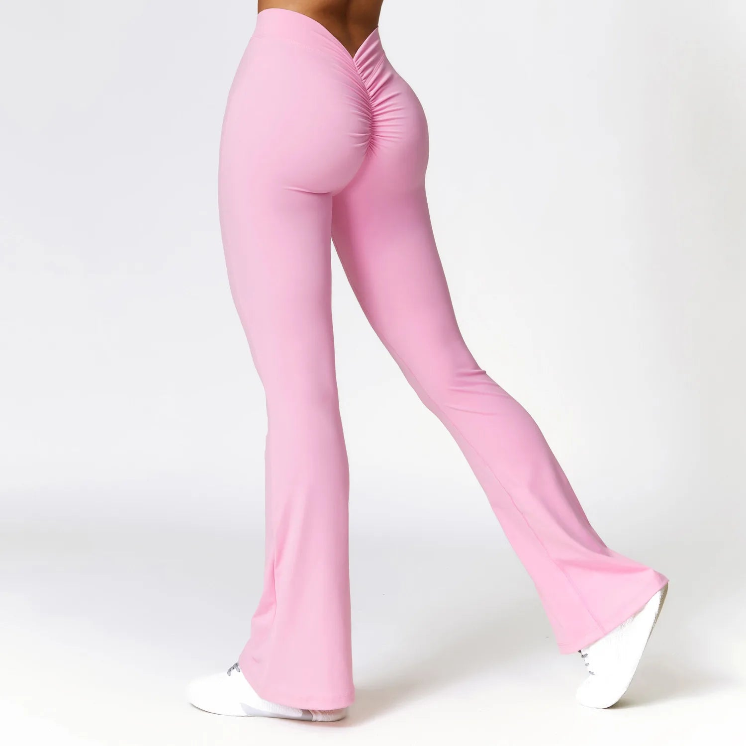 BootyContour Flare Leggings – High-Waist Scrunch Yoga Pants