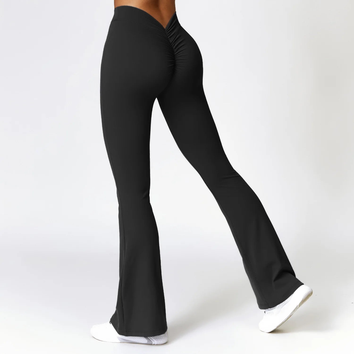 BootyContour Flare Leggings – High-Waist Scrunch Yoga Pants