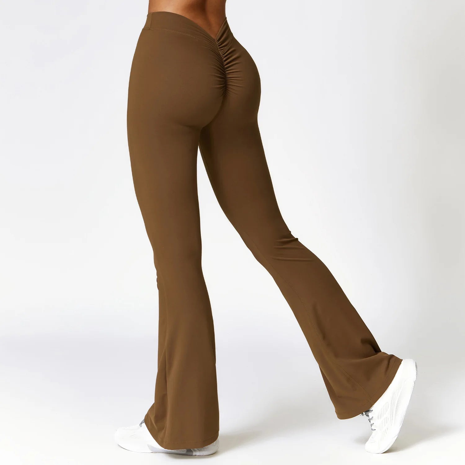 BootyContour Flare Leggings – High-Waist Scrunch Yoga Pants